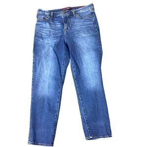 Gloria Vanderbilt Boyfriend Blue Jeans Sz 12 (36 x27.5)  #314D